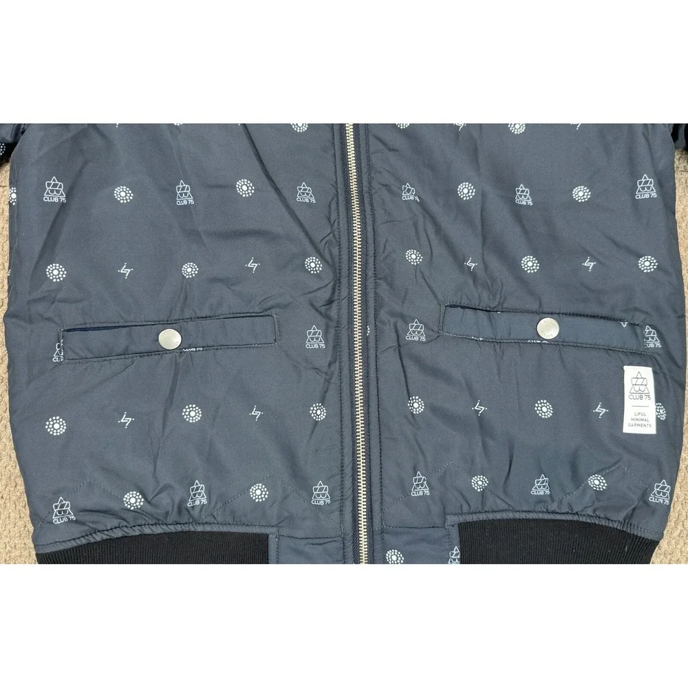 Liful Minimal Garment‎ Club 75 Reversible Rare Parisian Tropic Jacket Size Small